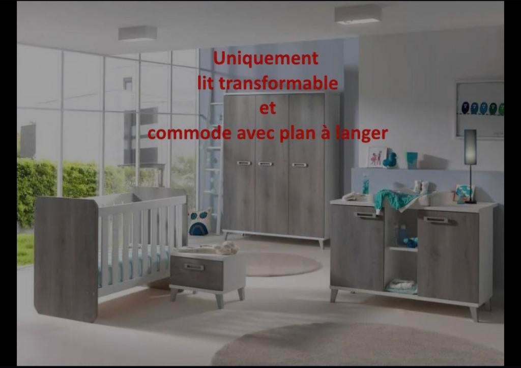 Chambre bébé et enfant évolutive, Maison & Meubles, Enlèvement