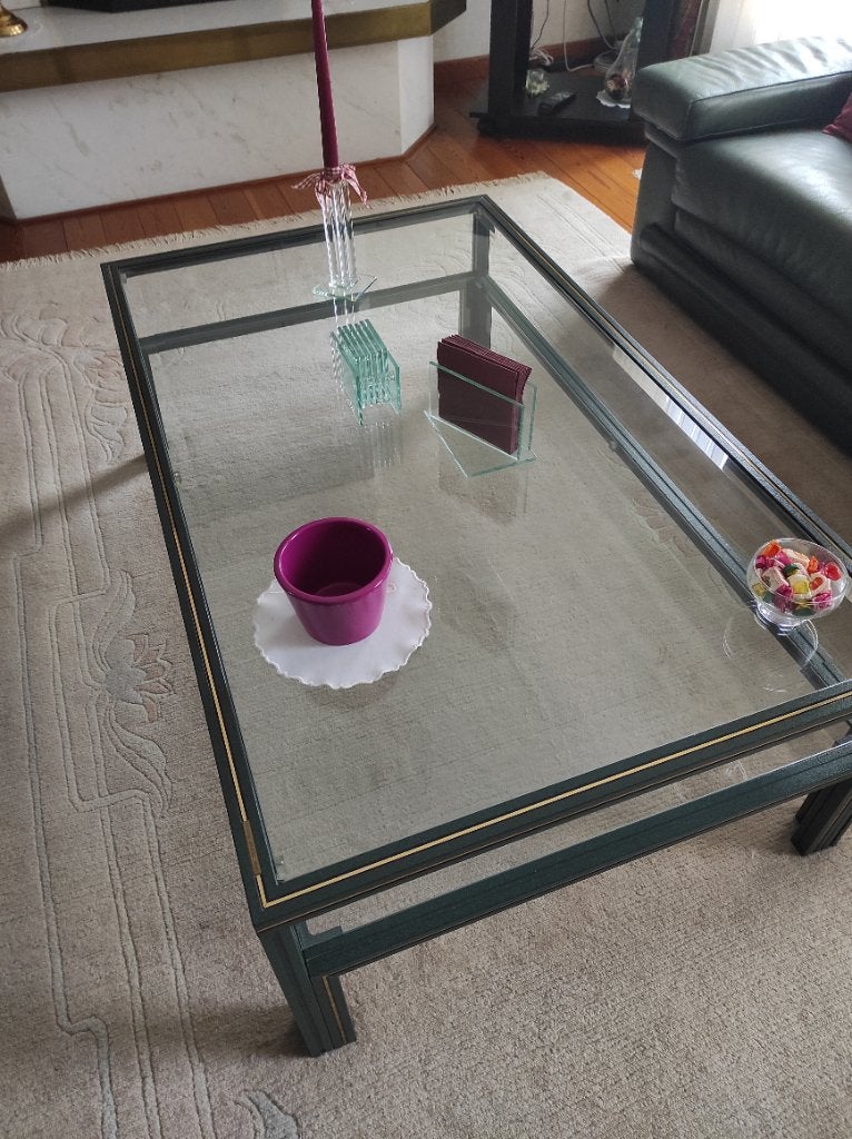 Glazen salontafel, Ophalen, 100 tot 150 cm, Moder, 50 tot 100 cm