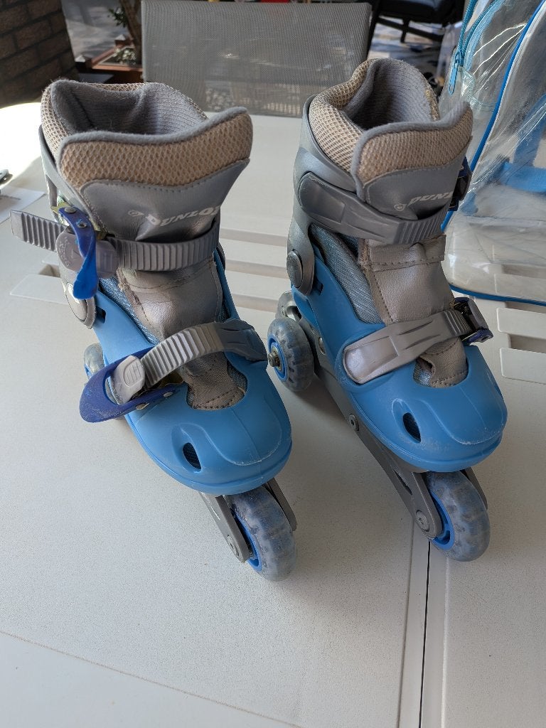 Rolschaatsen/inline skates + bescherming, Sport en Fitness, Kinderen, Overige typen, Ophalen, Overige merken