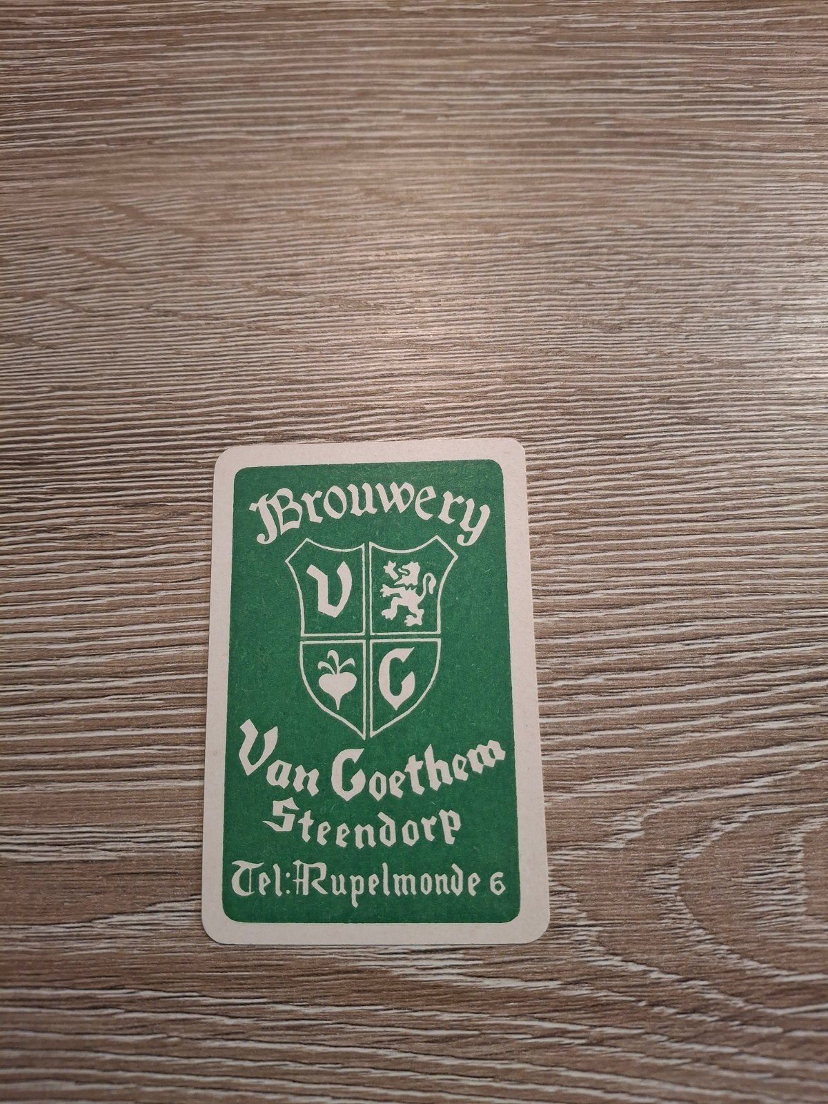oude speelkaart van goethem steendorp, Verzamelen, Speelkaarten, Jokers en Kwartetten, Ophalen of Verzenden