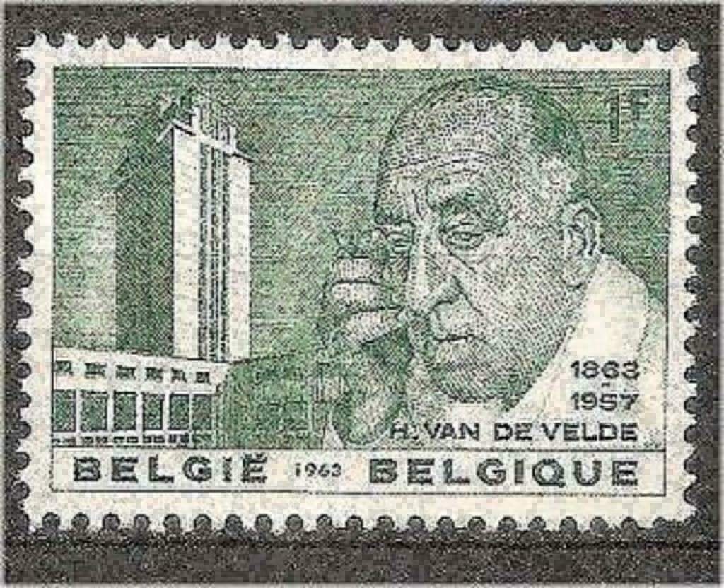 Belgie 1963 - Yvert/OBP 1270 - Henry Van de Velde (PF), Verzenden, Postfris, Postfris