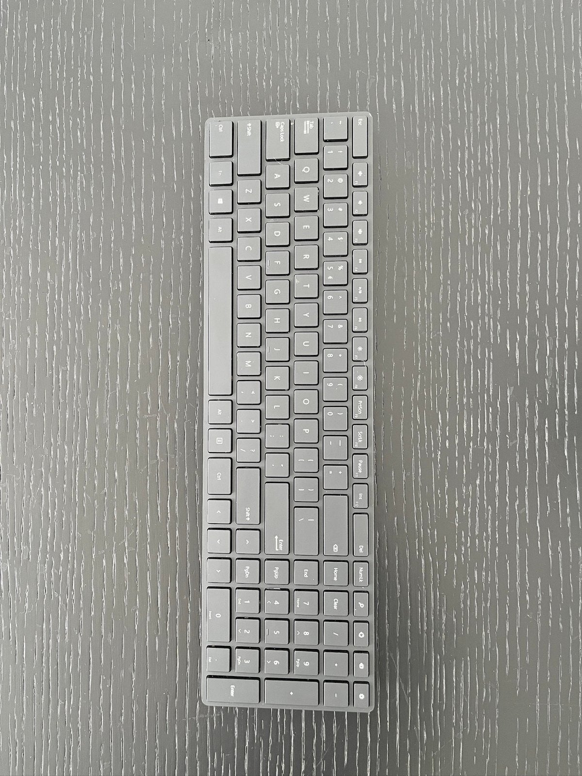 Microsoft Keyboard – Zwart, Computers en Software, Toetsenborden, Ophalen, Azerty, Gebruikt