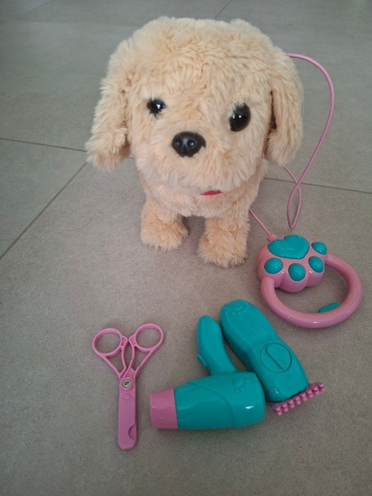 Speelgoed hond met toebehoren, Ophalen, Overige merken, Met geluid, Overige karakters