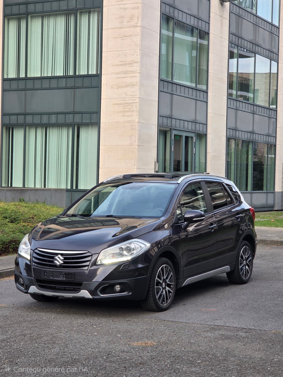 Suzuki S-Cross (Automaat-Benzine-Euro6), Auto's, Automaat, Zwart, Leder, 5 zetels