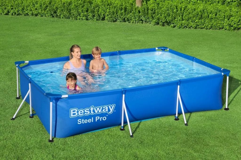 Piscine Bestway + pompe + bâche + couverture solaire, Enlèvement