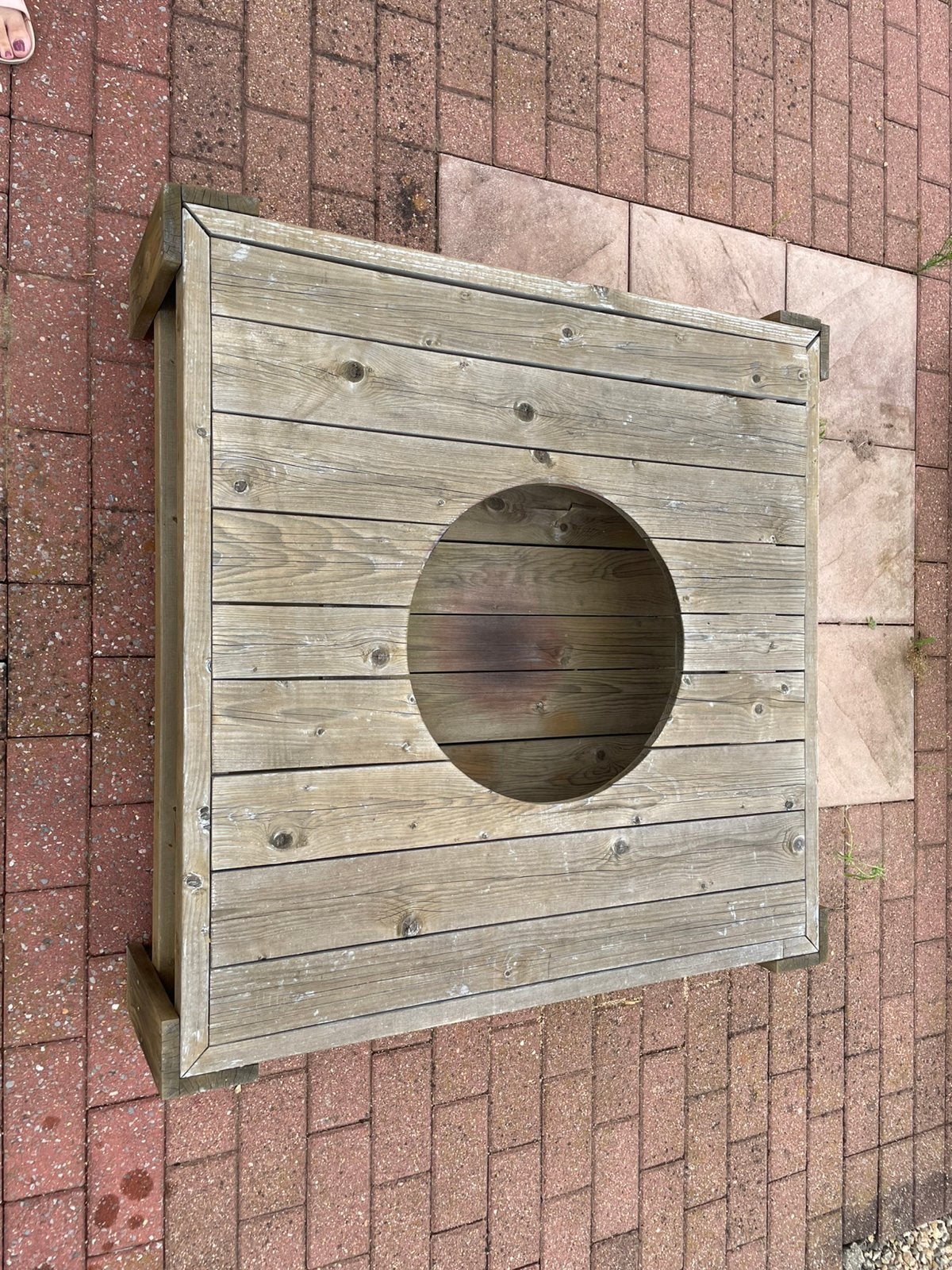 Tafel voor vuurschaal, Tuin en Terras, Vuurschalen, Ophalen, Gebruikt