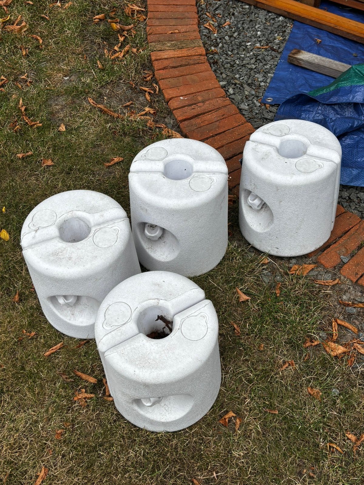 Verzwaringsvoet voor partytent - 4 stuks, Tuin en Terras, Partytenten, Ophalen, Gebruikt, Partytent