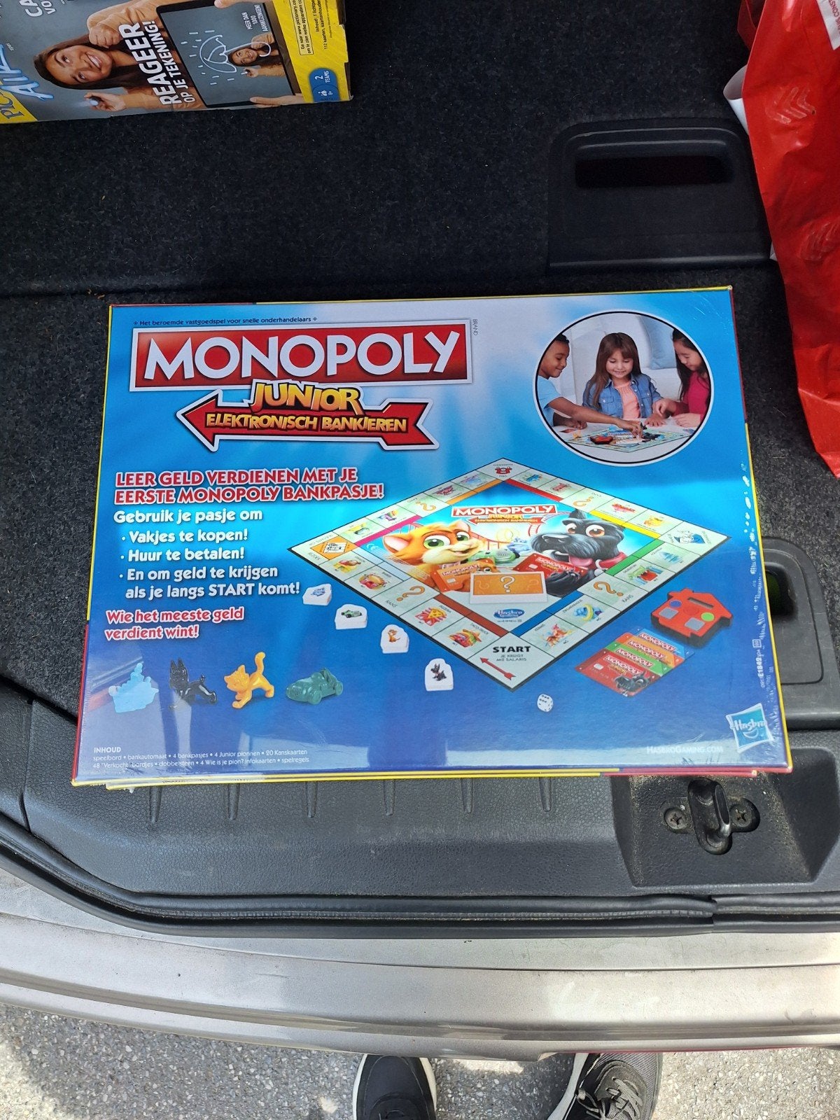 MONOPOLY junior en Néerlandais., Trois ou quatre joueurs, Enlèvement ou Envoi, Neuf