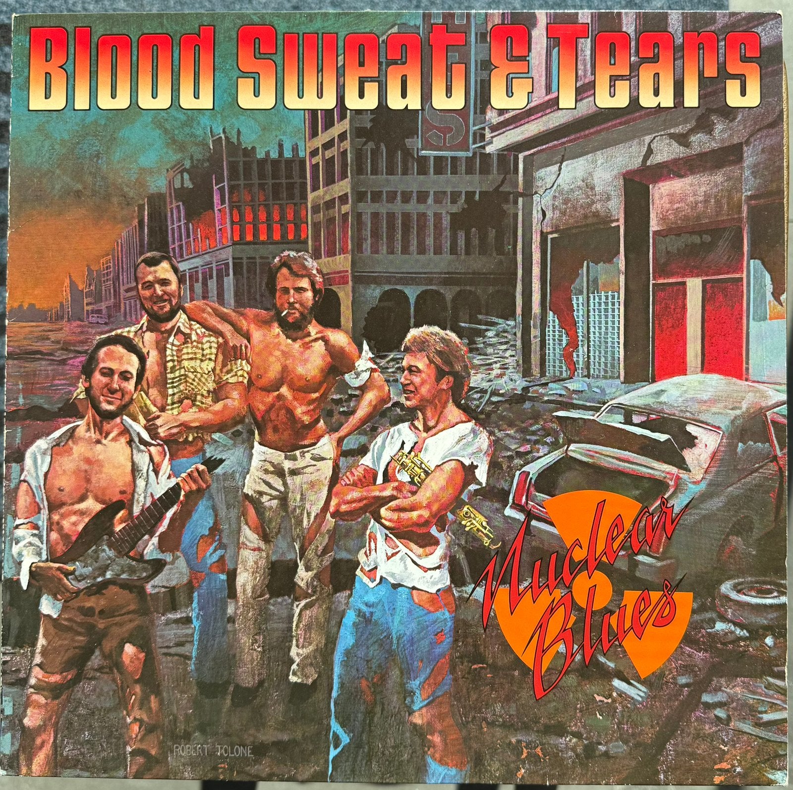 LP Blood, Sweat & Tears - Nuclear blues, Cd's en Dvd's, Vinyl | Jazz en Blues, LP, Gebruikt, Jazz-fusion, Ophalen of Verzenden