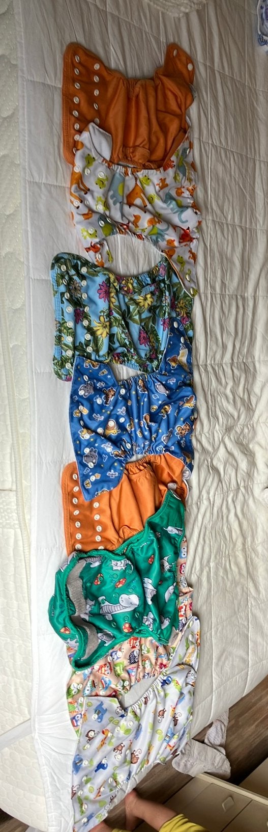 10 reusable diaper covers, Enfants & Bébés, Vêtements de bébé | Autre, Enlèvement, Utilisé