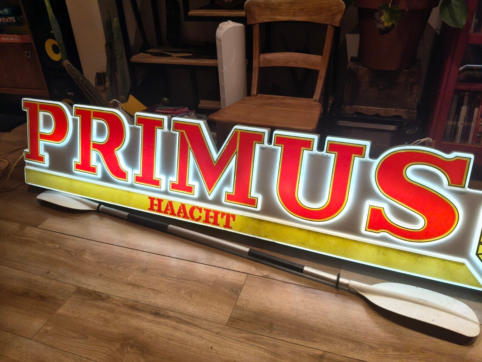 panneau lumineux original Primus, Enlèvement, Comme neuf, Table lumineuse ou lampe (néon)