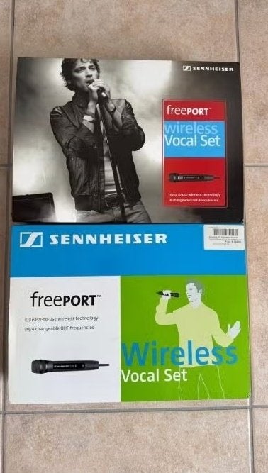 2x Sennheiser Freeport Wireless Vocal Set | Met dozen, Muziek en Instrumenten, Ophalen of Verzenden