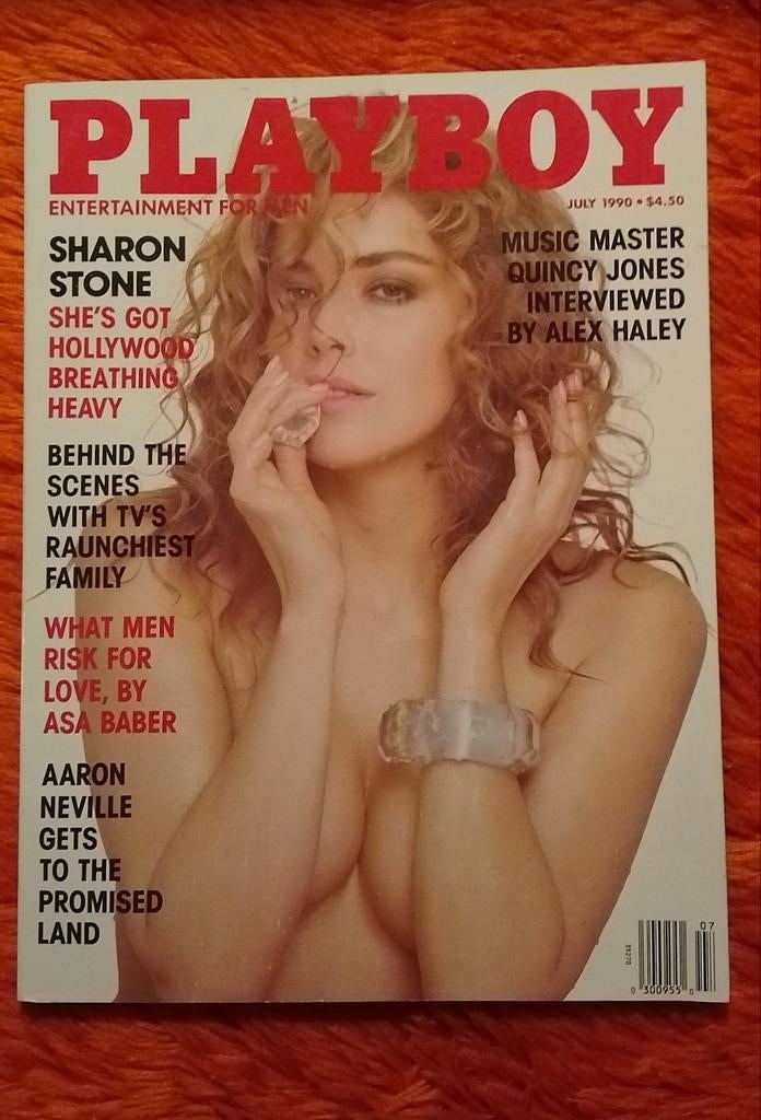 Playboy july 1990 Sharon Stone, Ophalen of Verzenden