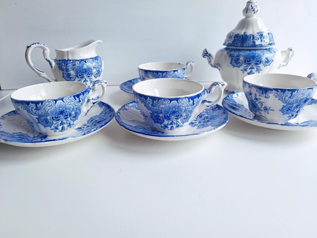BFK Dordrecht koffieset voor 4 personen., Ophalen of Verzenden