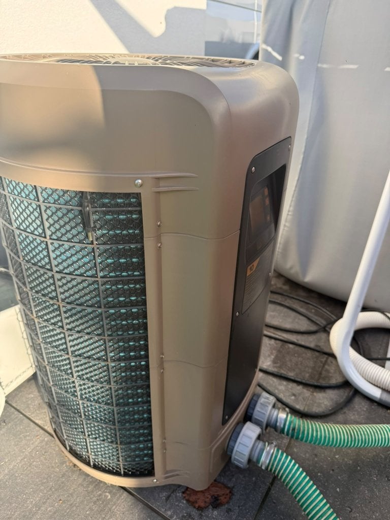 SunSpring Warmtepomp 10 kW (Voor zwembaden tot ca. 30m³), Enlèvement, Utilisé, Chauffage