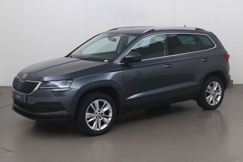 Skoda Karoq 1.0 tsi clever+ 110, Autos, Skoda, Argent ou Gris, Achat, Entreprise, Noir