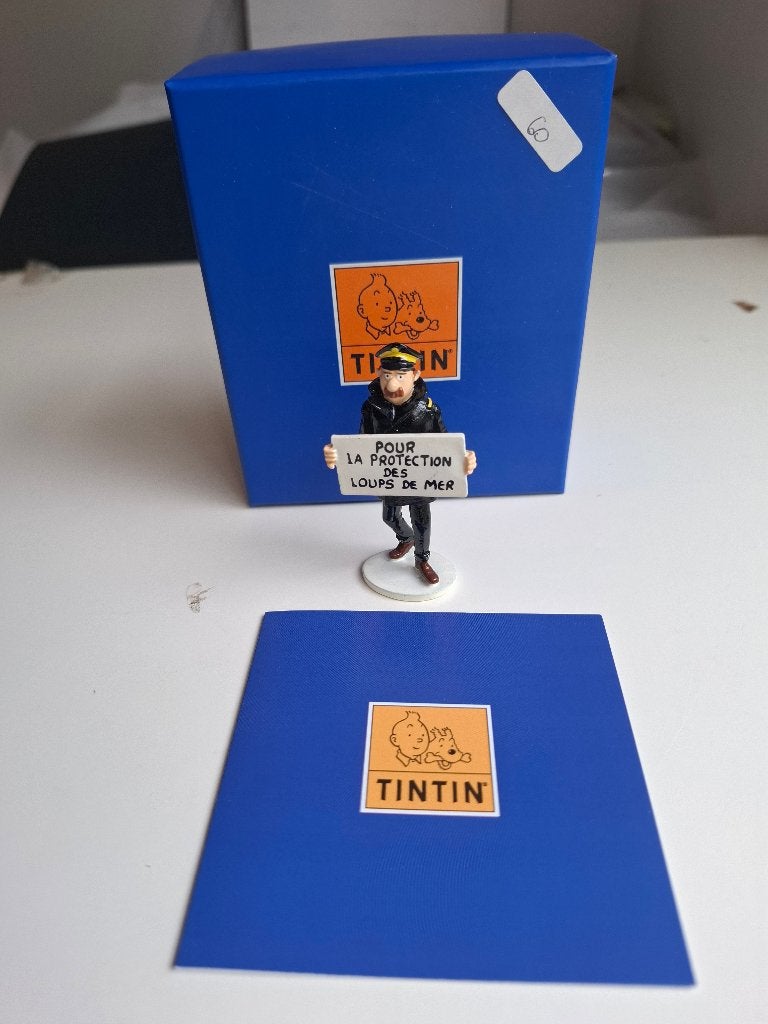PIXI TINTIN CAPITAINE CHESTER CARTE DE VOEUX 1972 B+C, Enlèvement ou Envoi, Comme neuf, Autres types