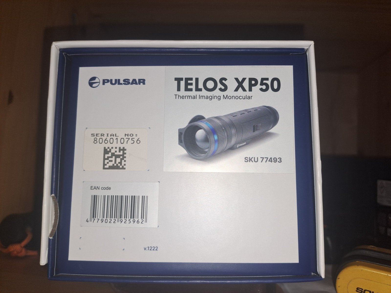 Warmtekijker ,nachtkijker ,pulsar Telos xp50, Ophalen