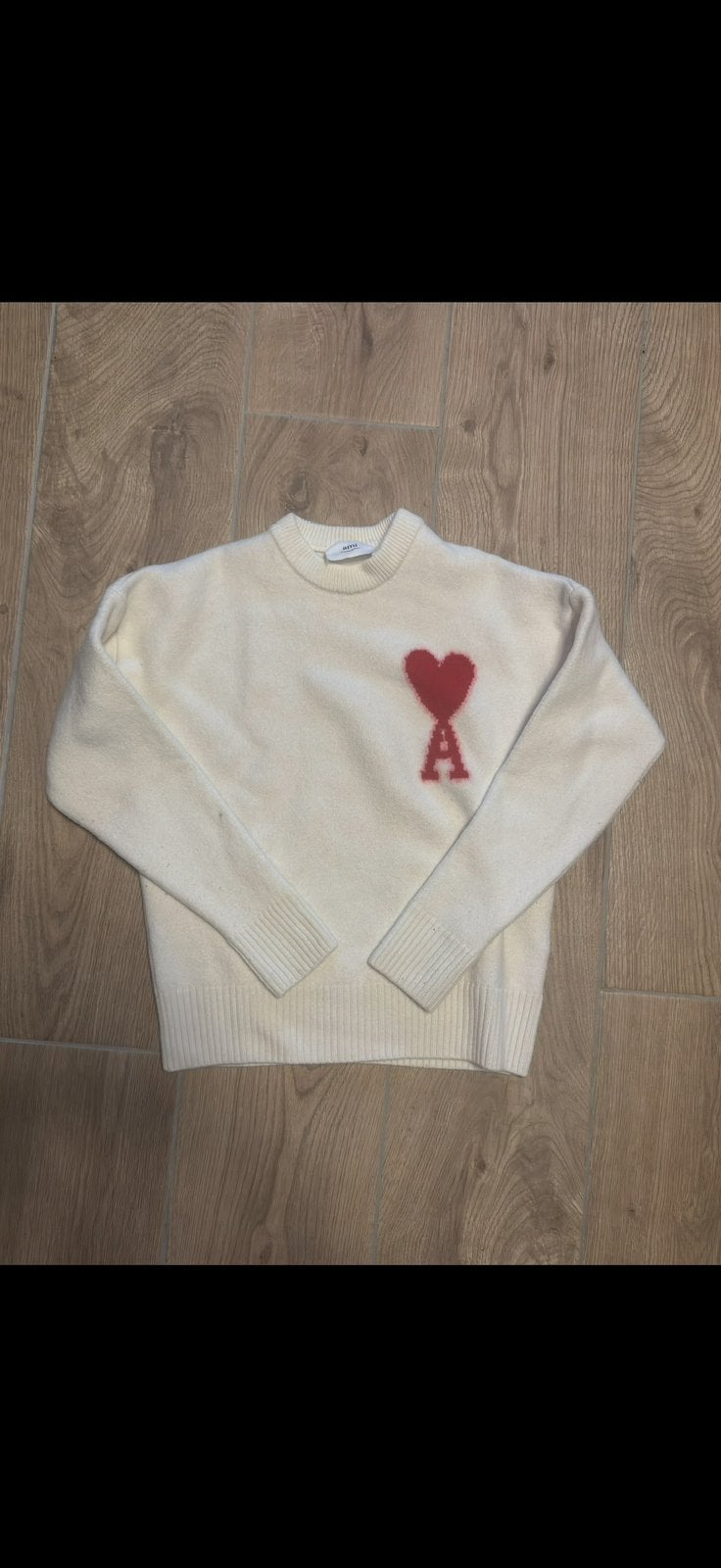 Ami Paris trui, Enlèvement ou Envoi, Porté, Taille 38/40 (M), Blanc