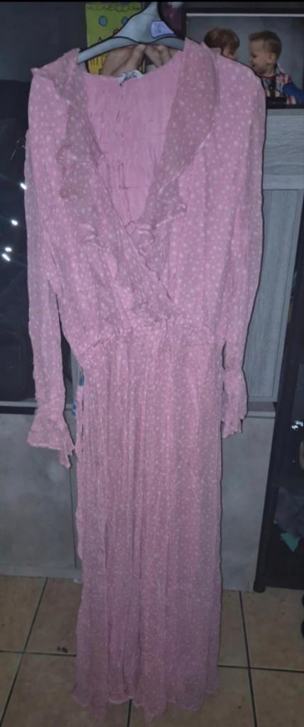 Lang kleed, Kleding | Dames, Zwangerschapskleding, Jurk, Maat 46/48 (XL) of groter, Nieuw, Roze