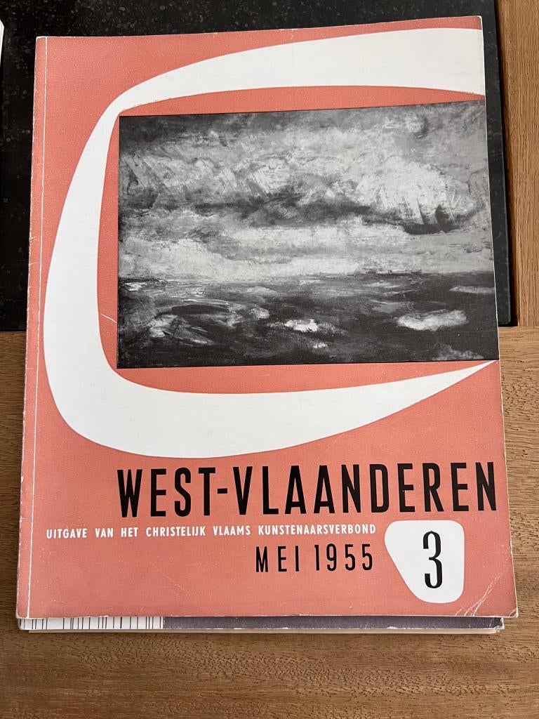 4 vintage boekjes, West-Vlaanderen. Uitgave van het Christ, Enlèvement ou Envoi, 1940 à 1960, Journal ou Magazine