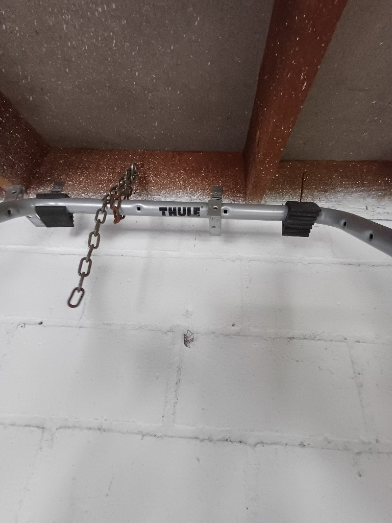 fietsendrager Thule voor 2 fietsen- achterklepdrager, Auto diversen, Fietsendragers, Ophalen, 2 fietsen, Gebruikt, Achterklepdrager