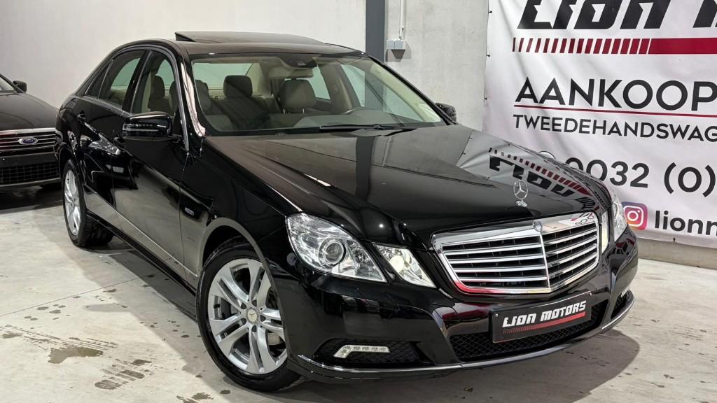 Mercedes Benz E220 CDİ | Open Dak | Xenon | Showroomstaat, Auto's, Mercedes-Benz, Automaat, Euro 5, Achterwielaandrijving, Beige