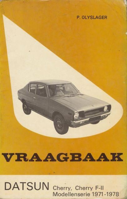 (a26b) Datsun Cherry, Cherry F-II, vraagbaak, Livres, Autos | Livres, Utilisé, Envoi