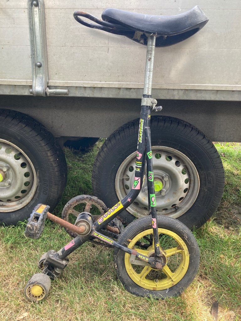 Skatebike, Ophalen, Gebruikt, Terugtraprem