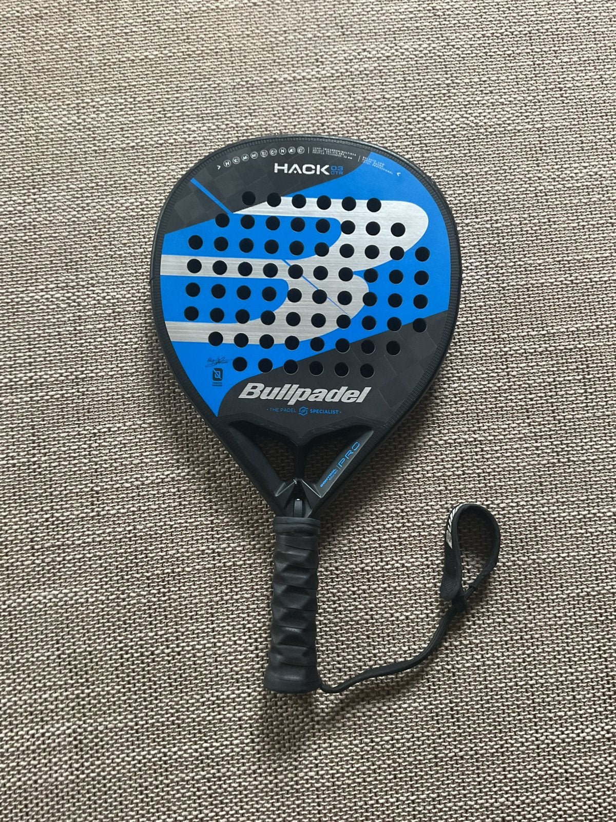 Padel Bullpadel Hack CTRL, Enlèvement ou Envoi, Utilisé, Raquette de padel