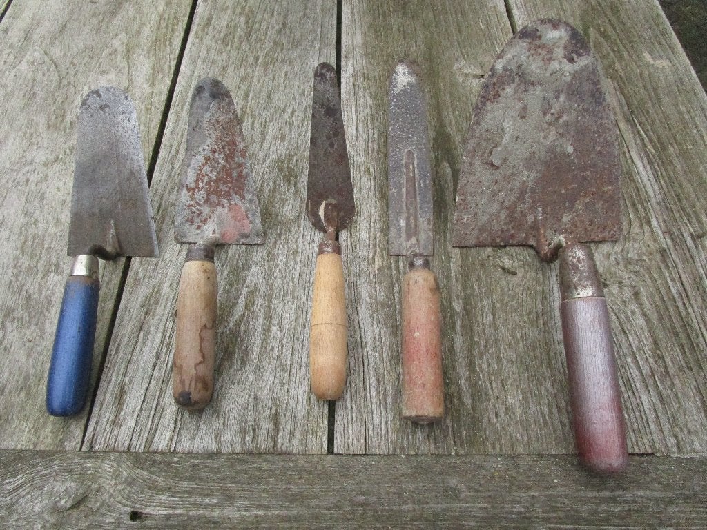 5 Truwelen en 3 voegers, Ophalen of Verzenden, Gebruikt, Overige typen