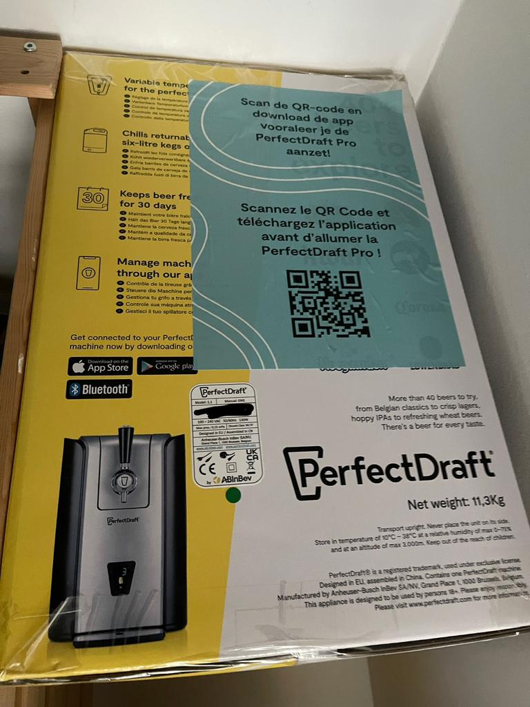 Philips AB Inbev PerfectDraft Pro thuistapinstallatie, Electroménager, Enlèvement ou Envoi, Neuf, Philips