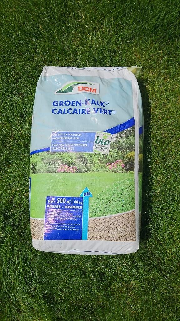 DCM Groen Kalk 40kg (5 zakken: 125 euro of 25 euro per zak ), Enlèvement, Neuf