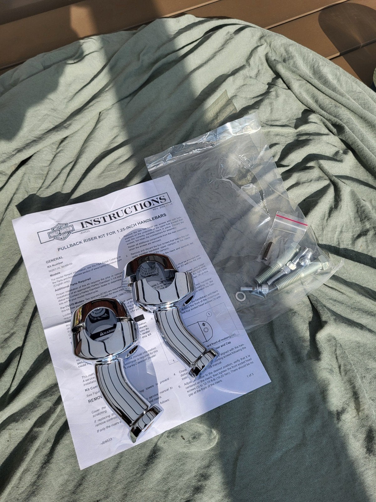 harley riser kit, Motos, Enlèvement