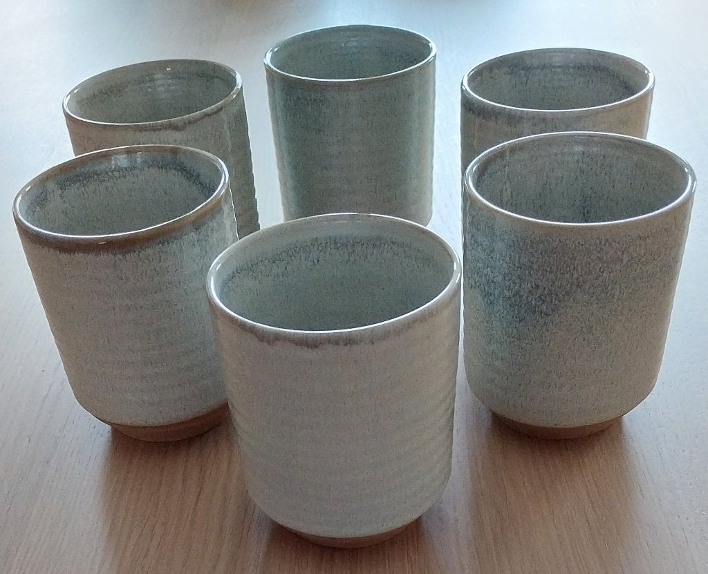 Salt & Pepper Cameo 6 nieuwe mok zonder oor 37cl Kleur Beige, Ophalen, Overige merken, Nieuw, Mok