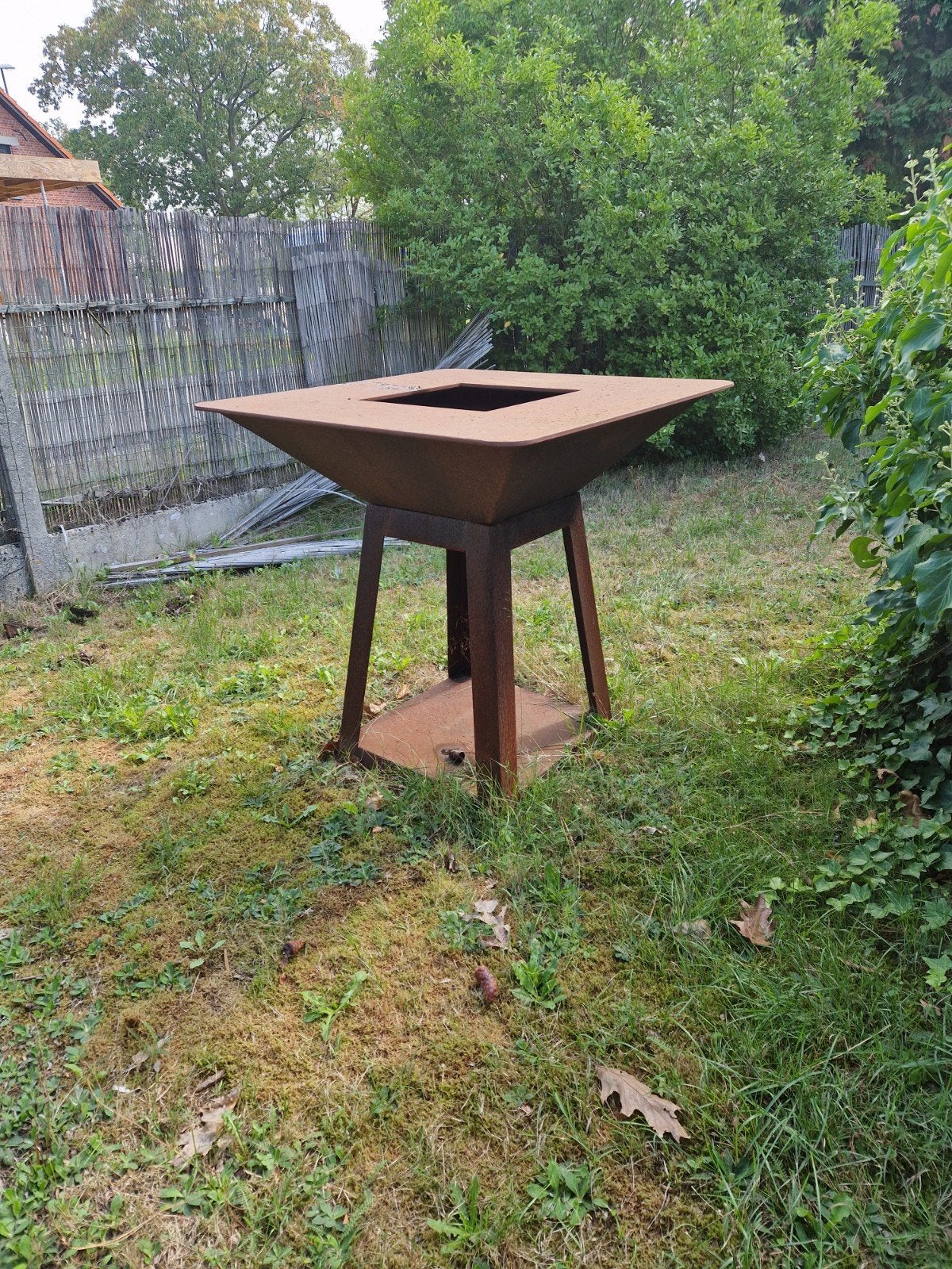kortenstalen bbq, Ophalen