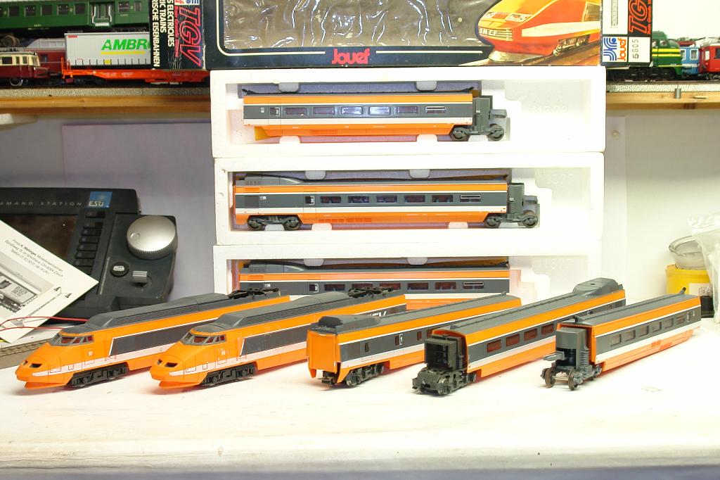 SPEEL SNCF TGV SUD IS GEEN CC/DC, Gebruikt, Jouef, Ophalen of Verzenden, Gelijkstroom