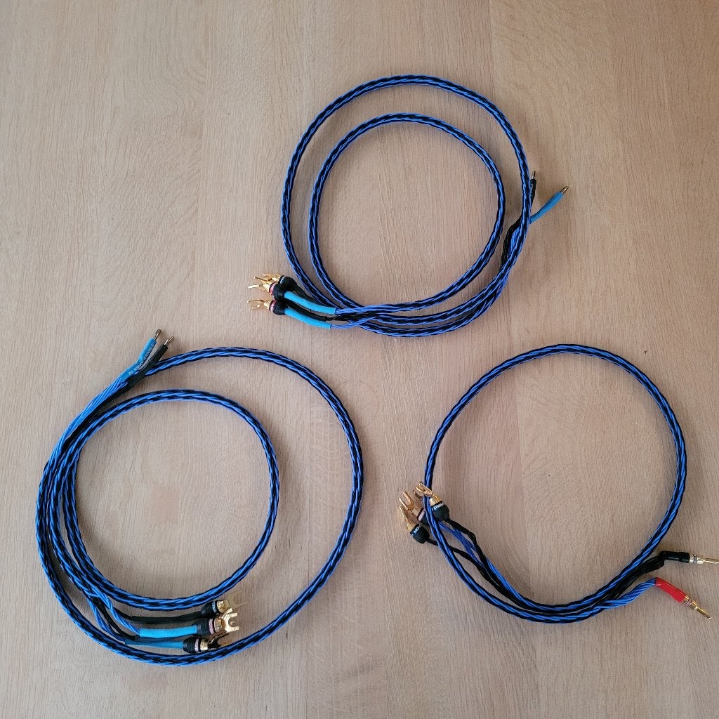Kimber Kable 8TC high end luidspreker kabel 2x190cm + 100cm, Ophalen, Zo goed als nieuw, 2 tot 5 meter, Luidsprekerkabel
