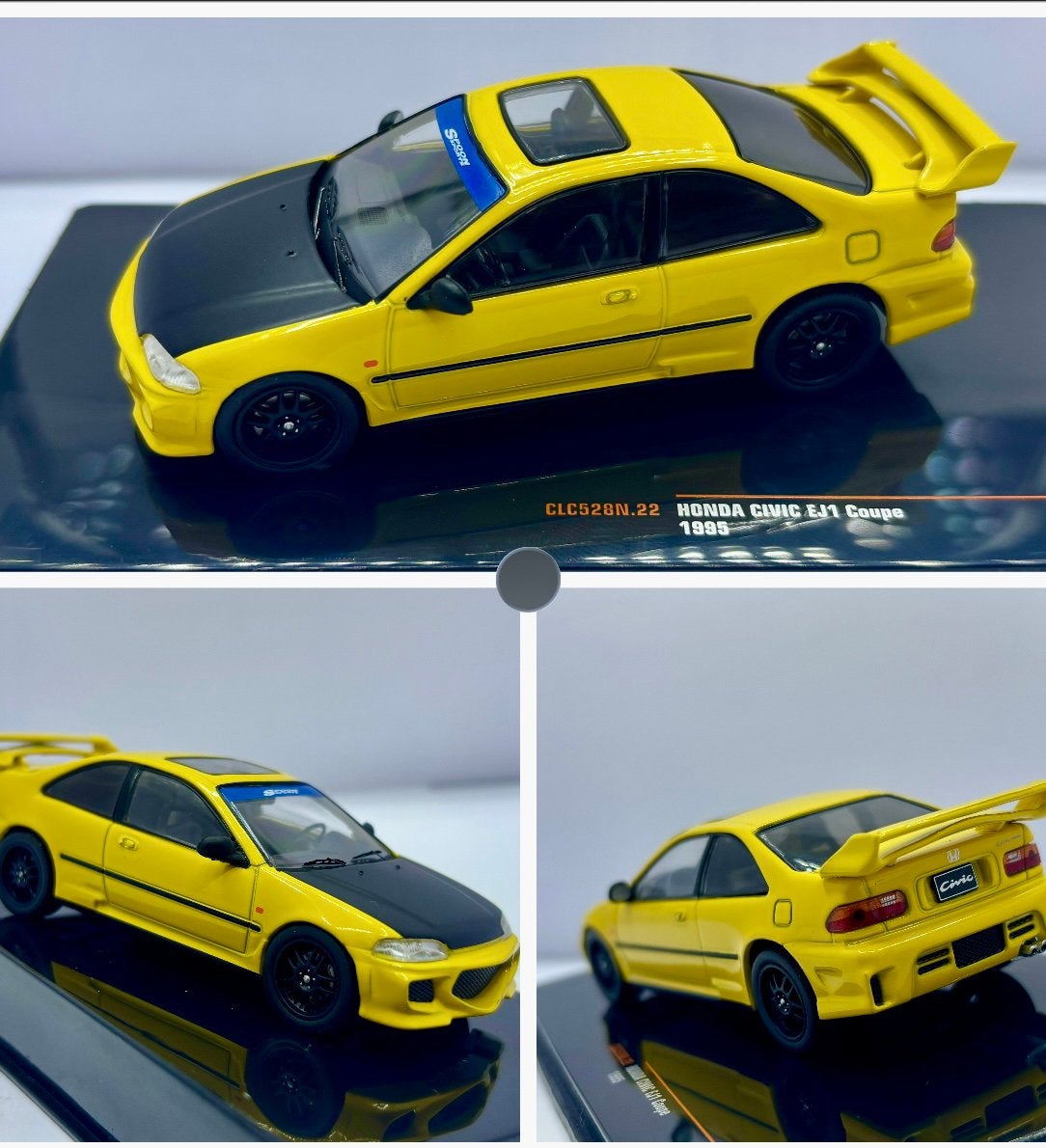 1:43 Honda Civic EJ1 coupe 1995 - IXO, Enlèvement ou Envoi, Comme neuf