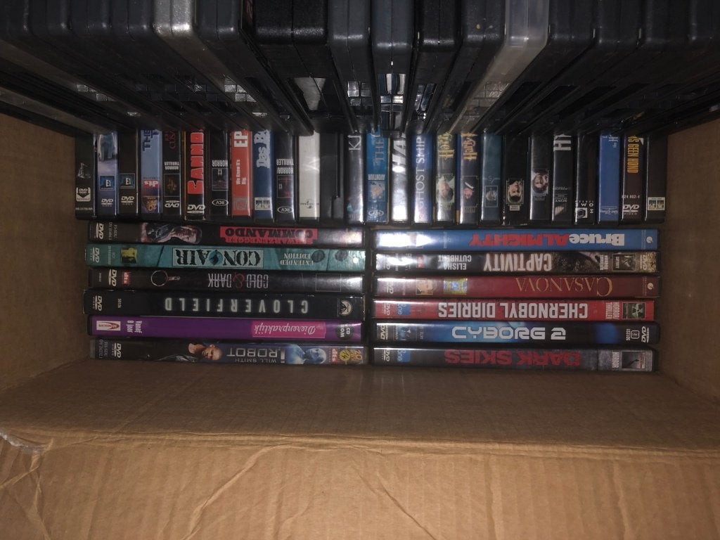Grote DVD-collectie: 100+ films en series, Ophalen