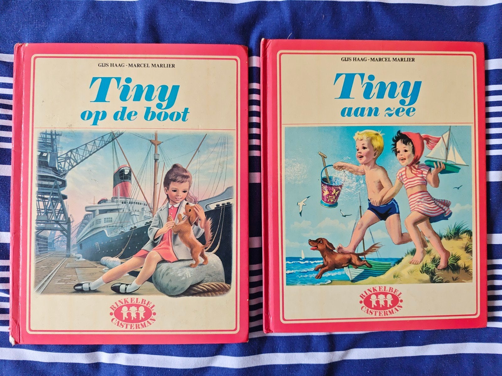 Tiny sur le bateau et Tony au bord de la mer, Enlèvement ou Envoi, Utilisé, Fiction général