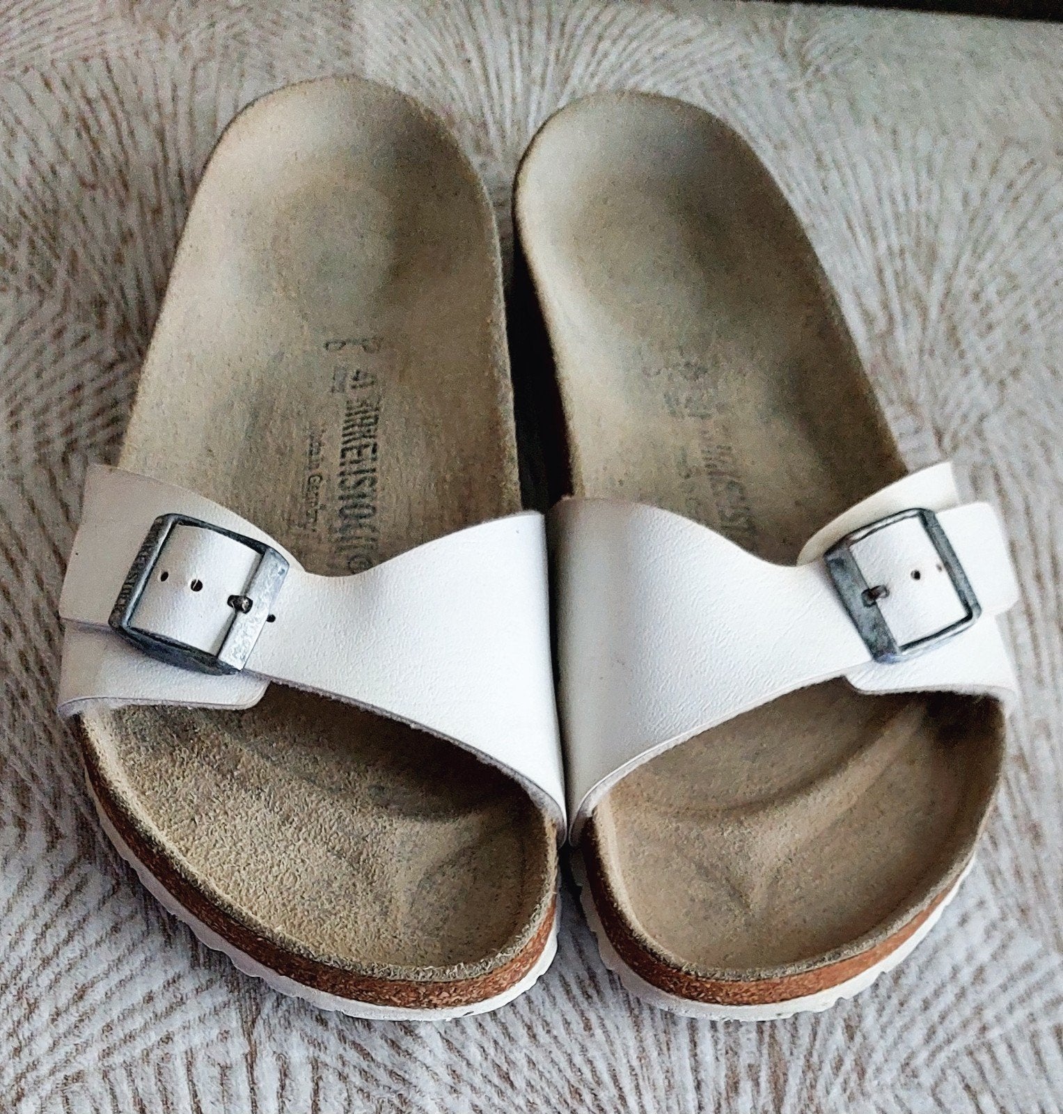 Birkenstock 41, Espadrilles, Wit, Ophalen of Verzenden, Gedragen