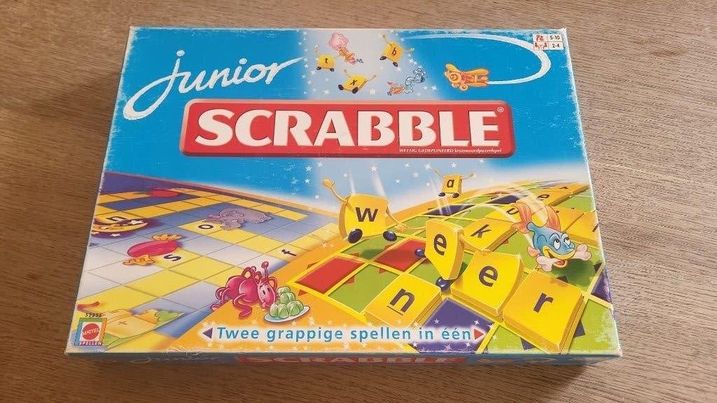 Scrabble Junior, Ophalen of Verzenden, Gebruikt, Mattel