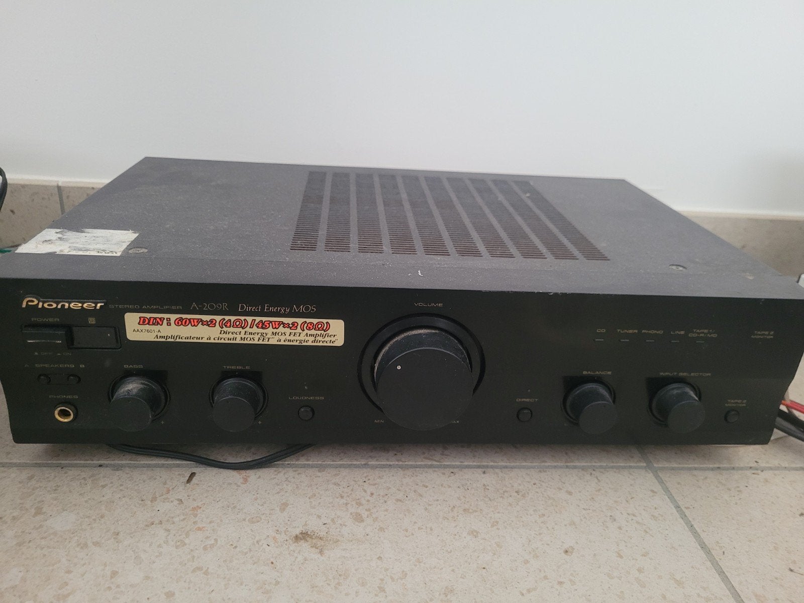 amplificateur Pioneer, Enlèvement, Pioneer
