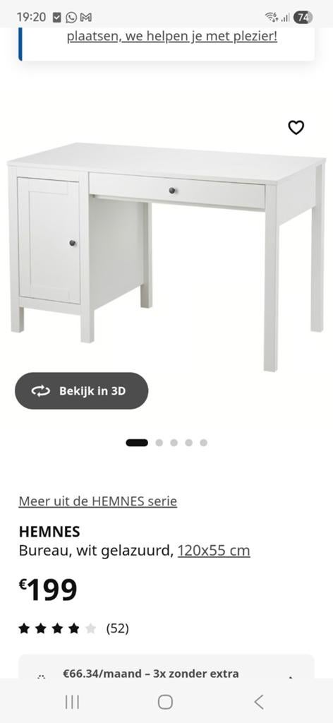 Bureau als nieuw  KOOPJE, Ophalen