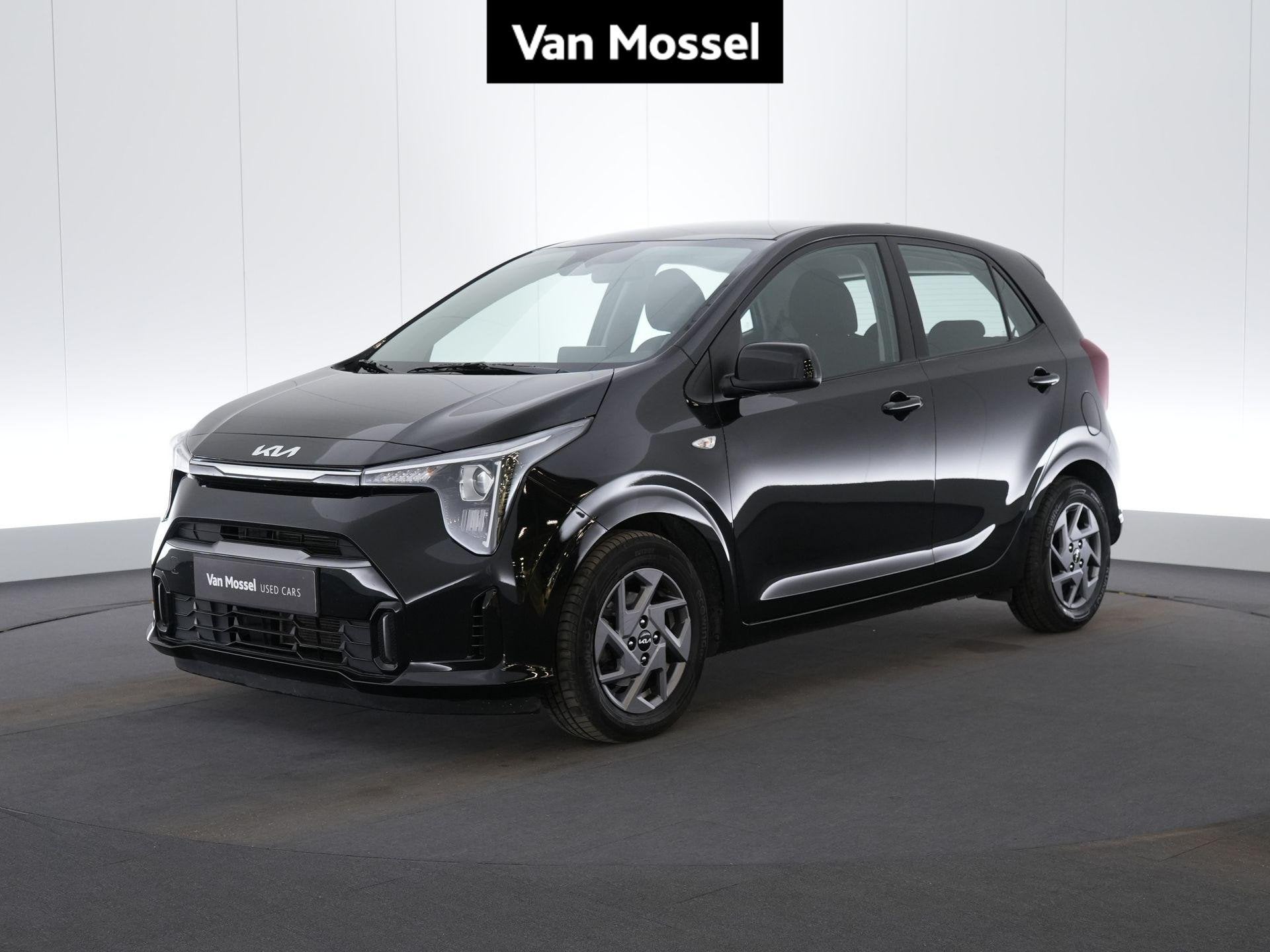 Kia Picanto 1.0 MPI 67 Pulse AMT - Actie - Promo -, Auto's, Stof, Gebruikt, Zwart, Zwart