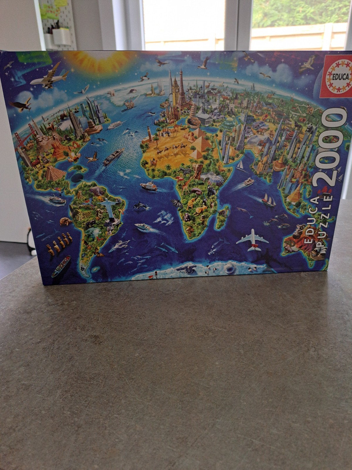 educa puzzel 2000 stukjes, Hobby en Vrije tijd, Ophalen, Meer dan 1500 stukjes, Gebruikt