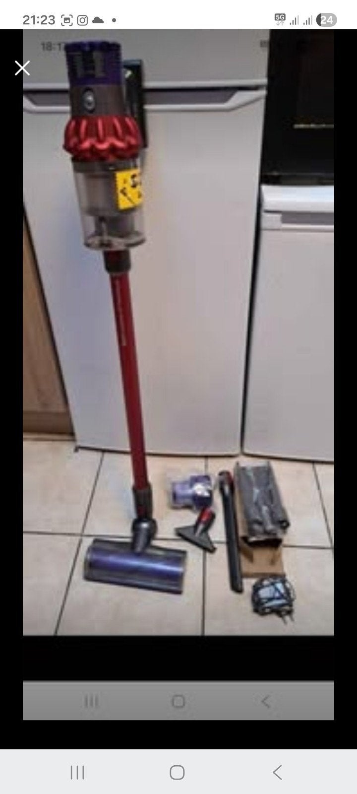 dyson v10.cyclone motorhead + batterie neuve, Draadloos, Ophalen of Verzenden, Zo goed als nieuw, Dyson