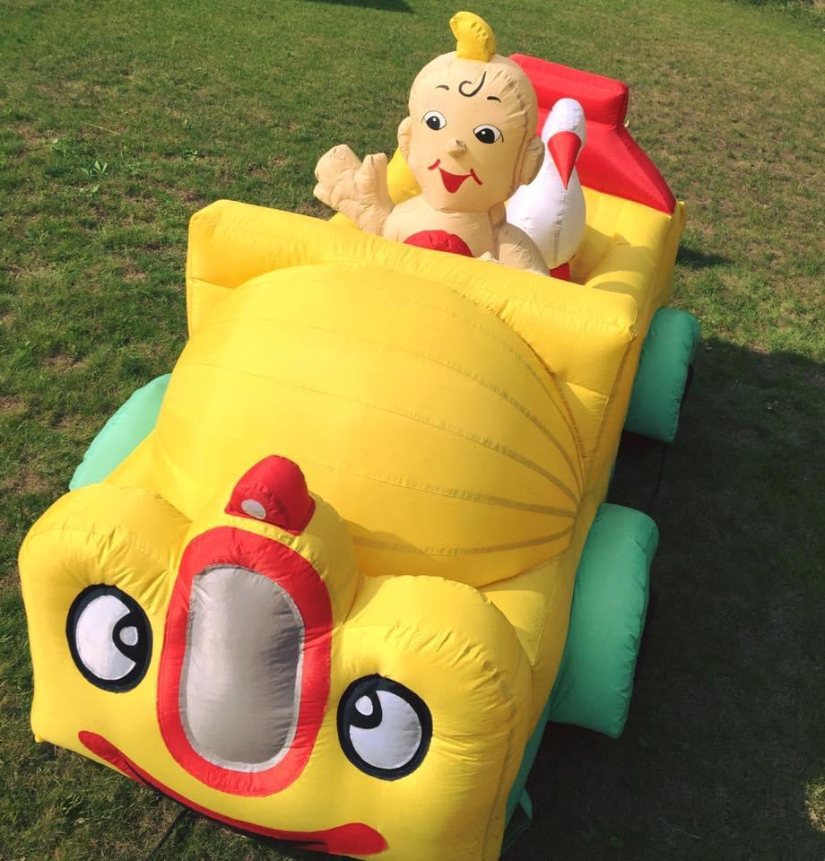 Opblaasbare baby , mooi voor in de tuin bij geboorte 50€/3d, Kinderen en Baby's, Kraamcadeaus en Geboorteborden, Ophalen, Zo goed als nieuw