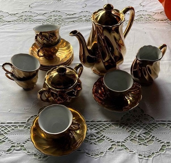 koffie, Maison & Meubles, Service complet, Enlèvement, Utilisé, Autres styles